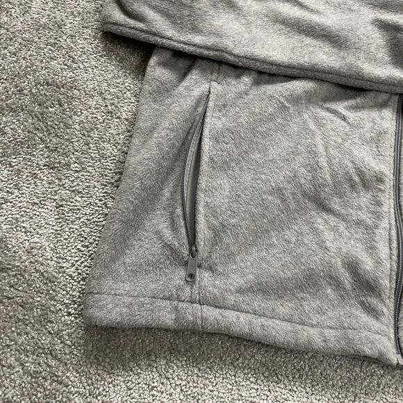 Columbia Steens Mountain Fleece Jacket Mens XXL Gray Full Zip Pockets High Neck - Picture 4 of 10
